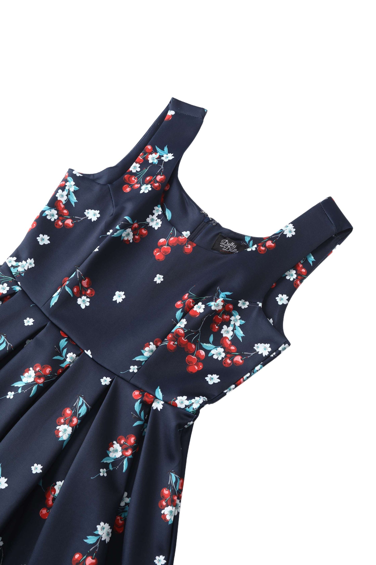 Amanda Cherry Navy Blue Flared Dress