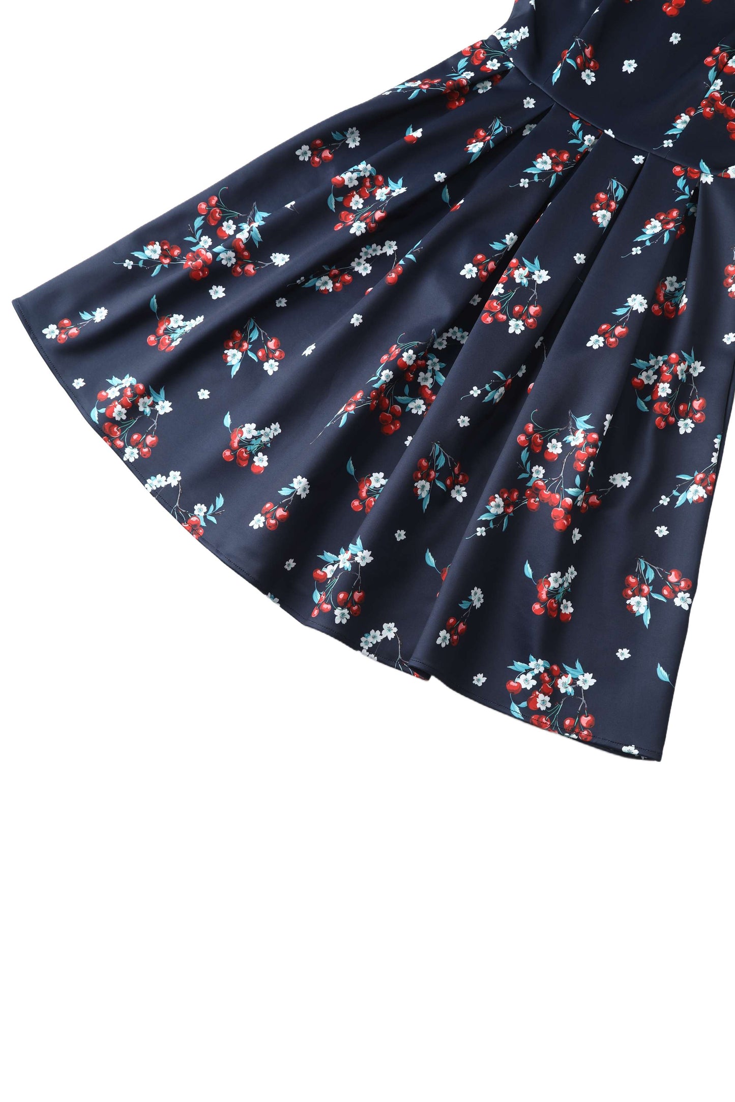 Amanda Cherry Navy Blue Flared Dress