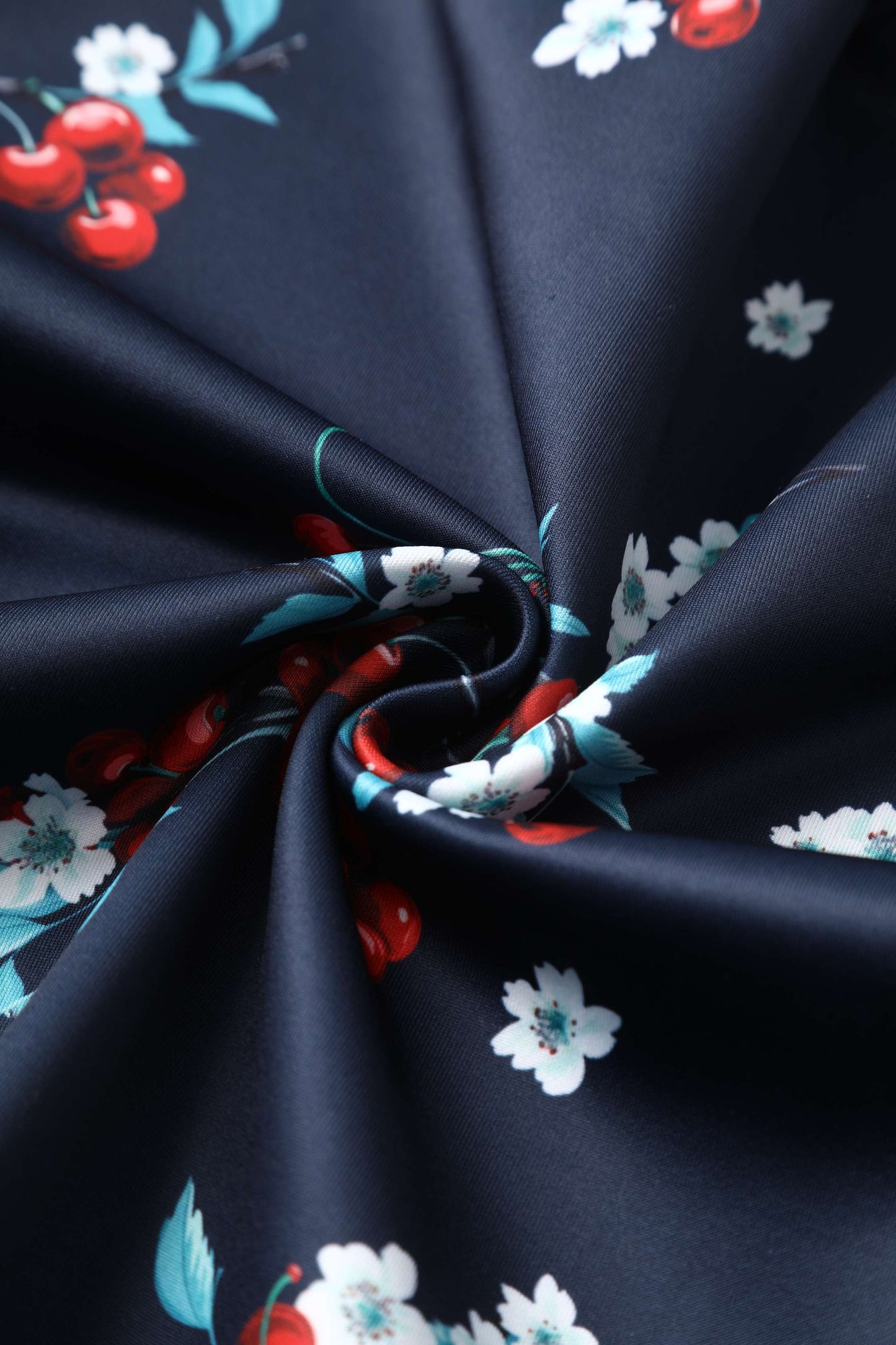 Amanda Cherry Navy Blue Flared Dress