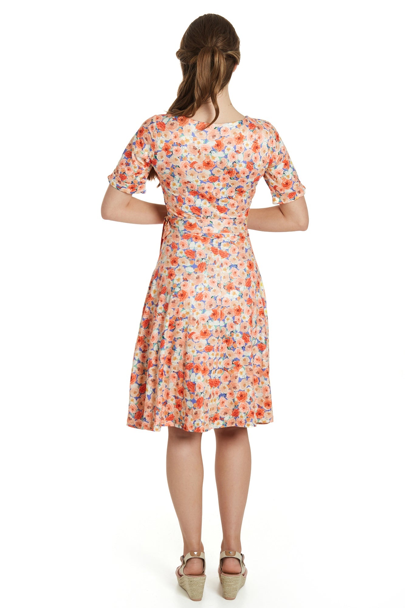 Matilda Summer Floral Wrap Dress