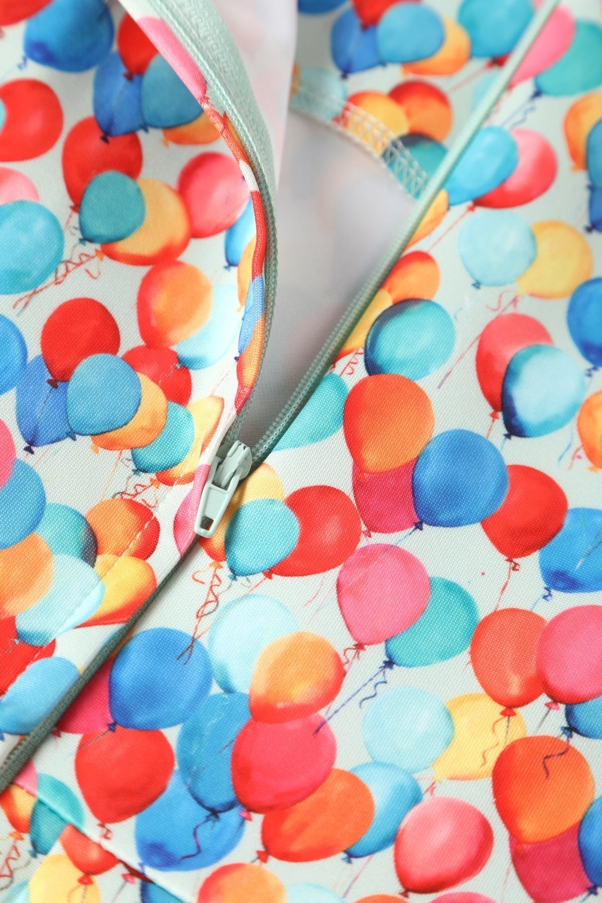 Amanda Balloon Sky Flared Dress