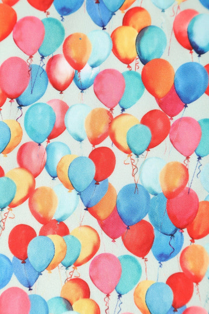 Amanda Balloon Sky Flared Dress