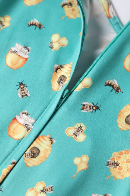 Palma Bee & Honey Short Sleeved Dress