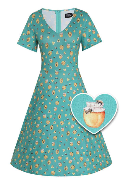 Palma Bee & Honey Short Sleeved Dress