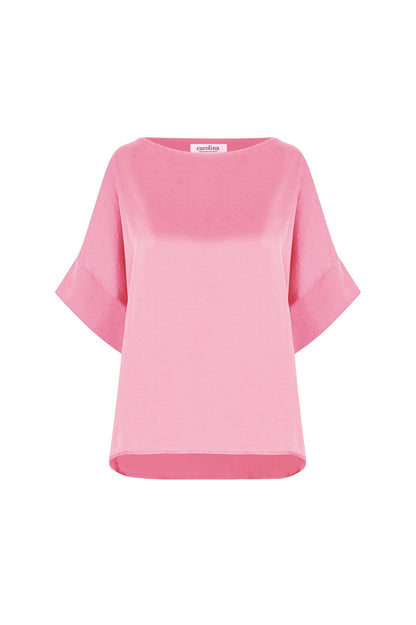 Bianca Short Sleeve Top Pink