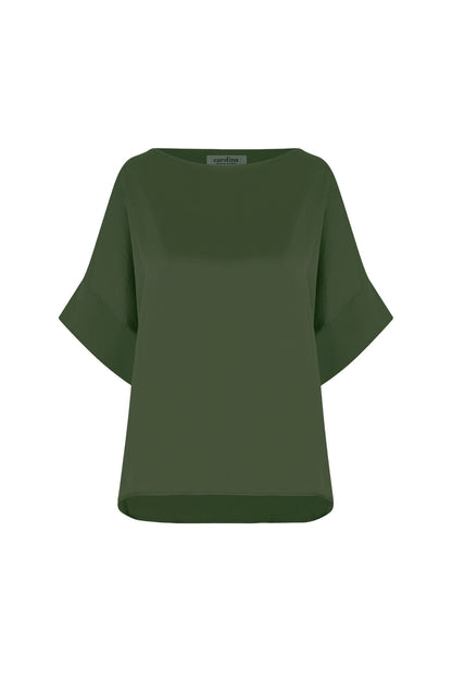 Bianca Short Sleeve Top Olive