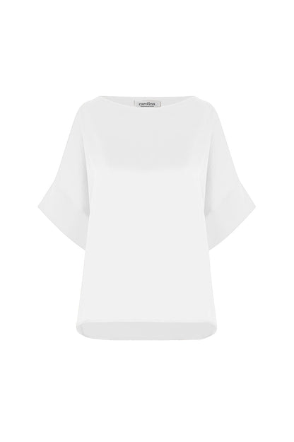 Bianca Short Sleeve Top White