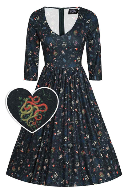 Billie Mystical Forest Print Dress