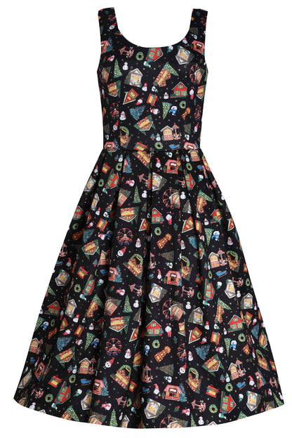 Amanda Christmas Fair Swing Dress