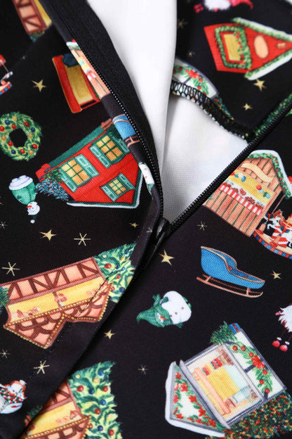 Amanda Christmas Fair Swing Dress