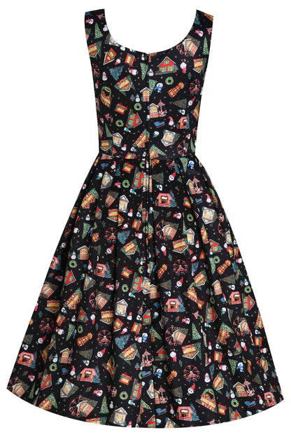 Amanda Christmas Fair Swing Dress