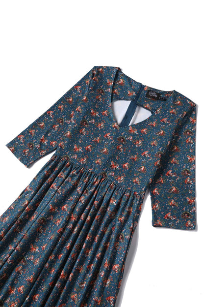 Billie Fox Den Print Dress