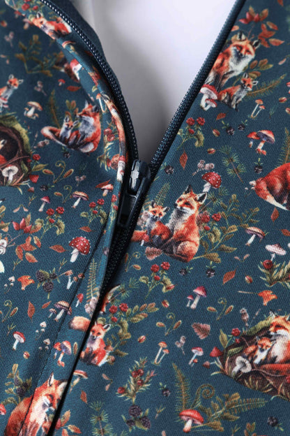 Billie Fox Den Print Dress