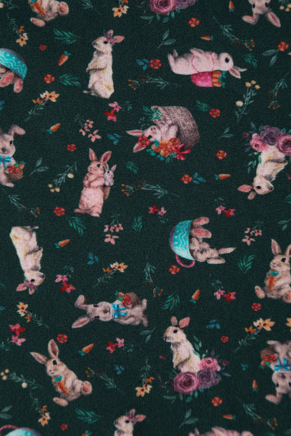 Brenda Bunny Green Flared Dress