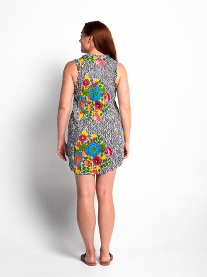 Chilli Dress in Dotty Floral