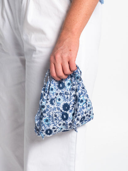Chilli Top in Two Blues Floral