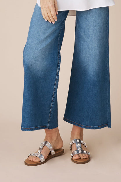 Cammy High Rise Wide Leg Denim Jeans