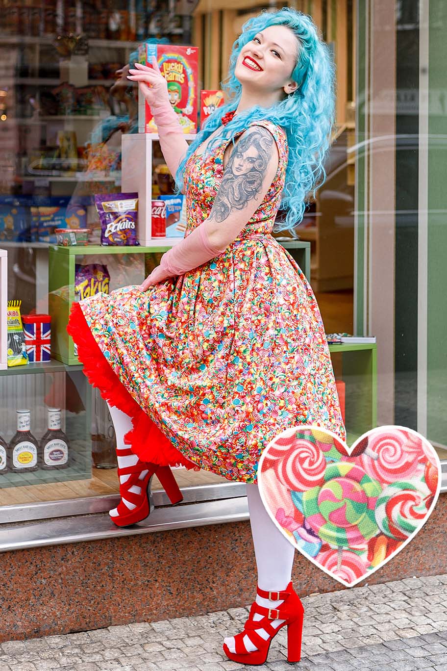 Amanda Candyland Swing Dress