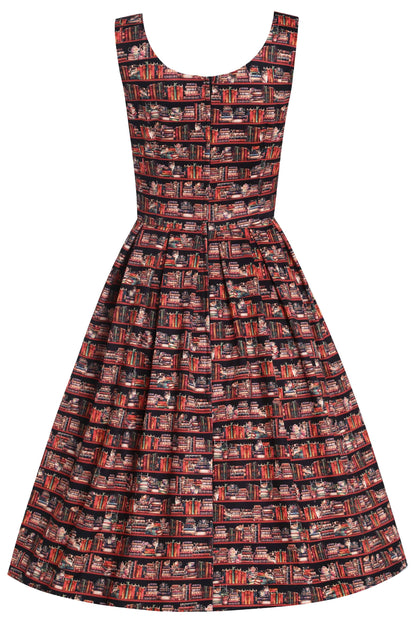 Amanda Cat and Book Swing Dress