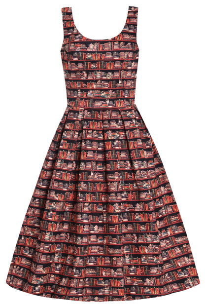 Amanda Cat and Book Swing Dress