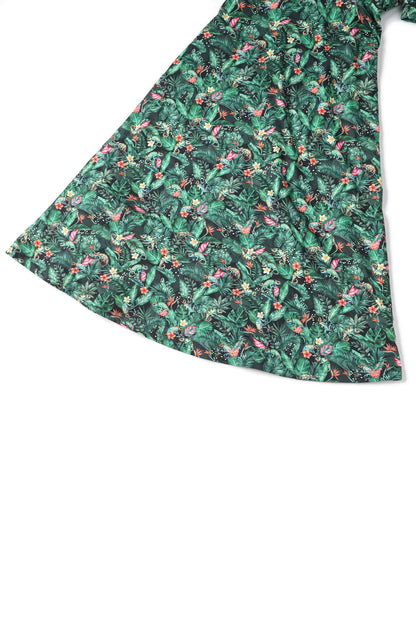 Julia Chameleon Midi Dress In Green