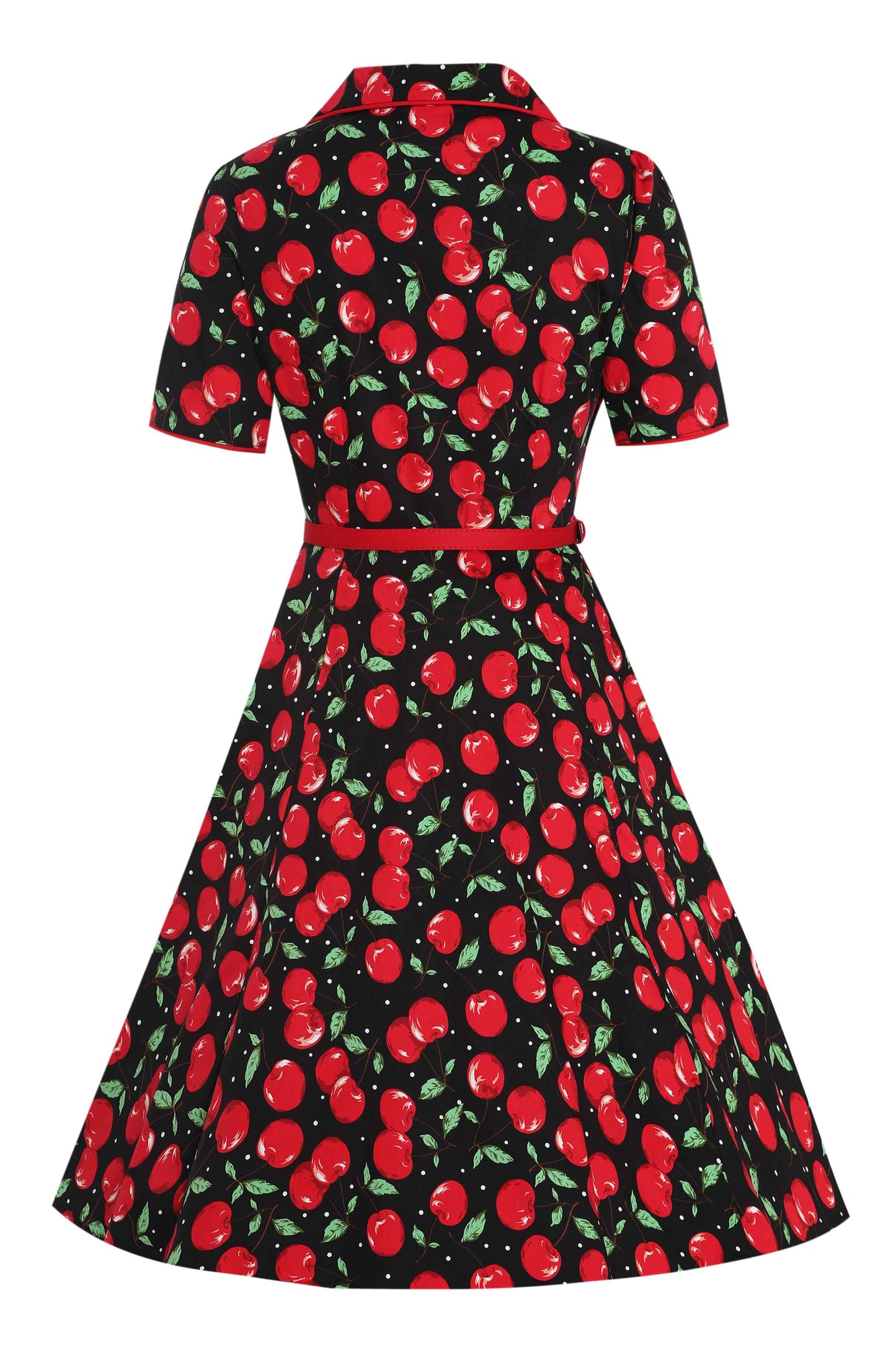 Penelope Cherry Shirt Dress