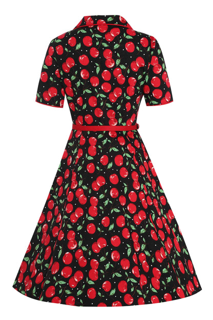 Penelope Cherry Shirt Dress