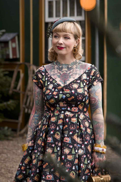 Lily Christmas Fair Off Shoulder Dress