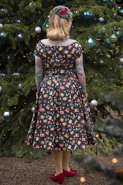 Lily Christmas Fair Off Shoulder Dress