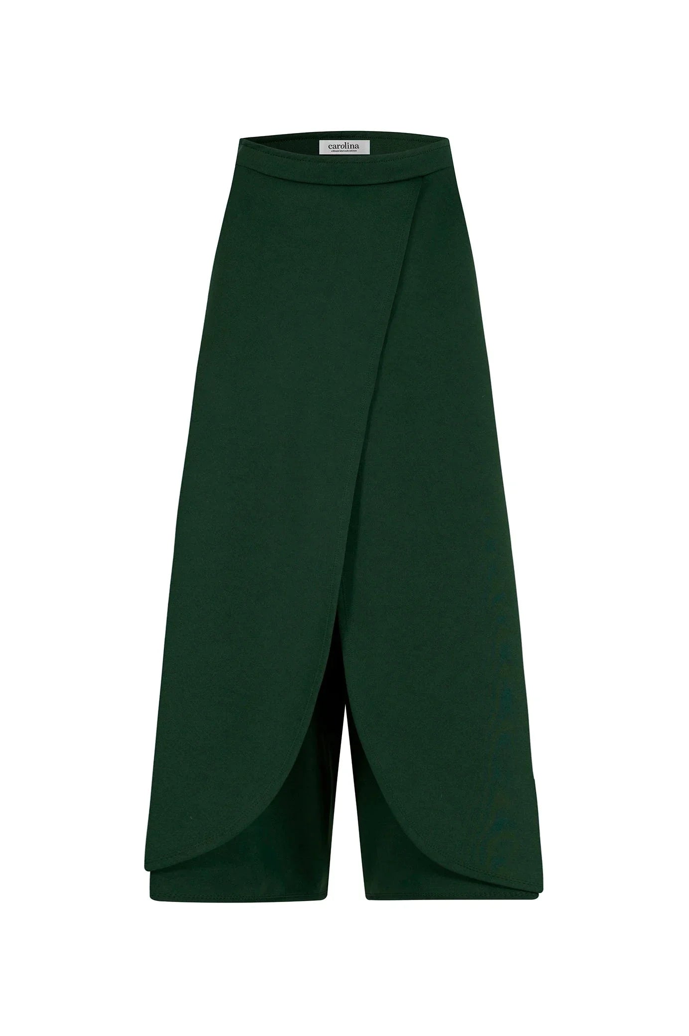 Claudette Wide Leg Pants Forest Green