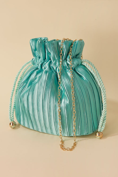 Clutch Bombonera Azul · Flora ·