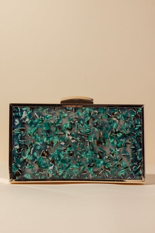 Clutch Lia Verde · Le Jardin ·
