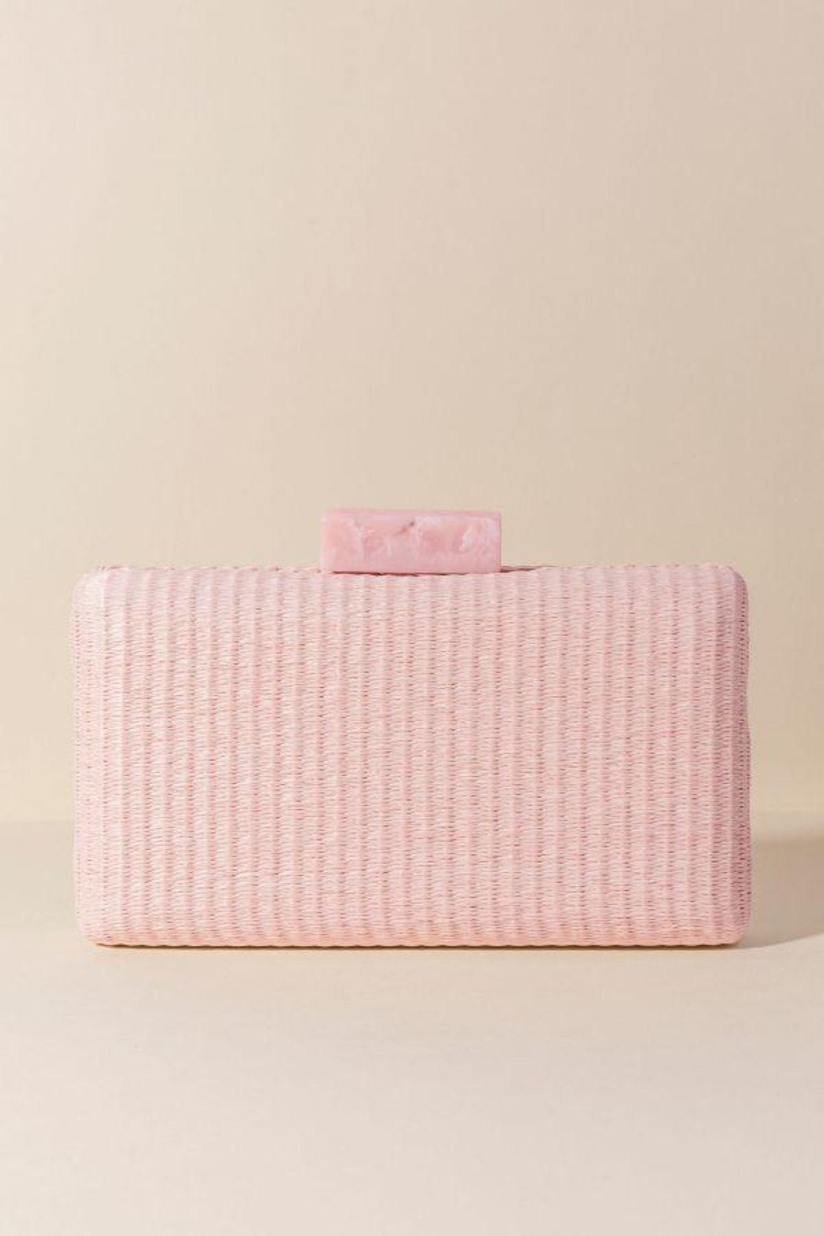 Clutch Rafia Candy Rosa · Rivera ·