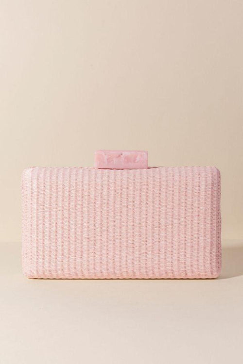 Clutch Rafia Candy Rosa · Rivera ·