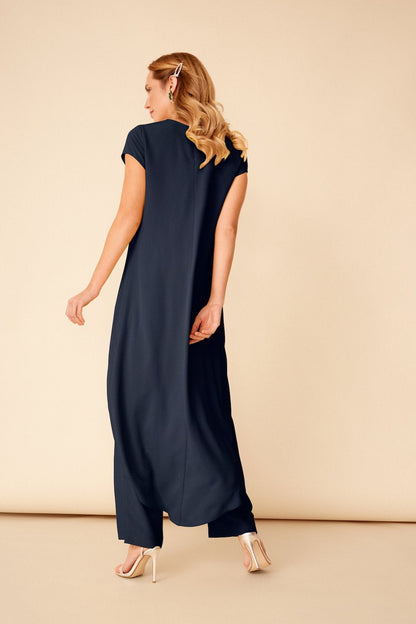 Conjunto Top Maca + Pantalon Lisa Navy · Wisteria ·