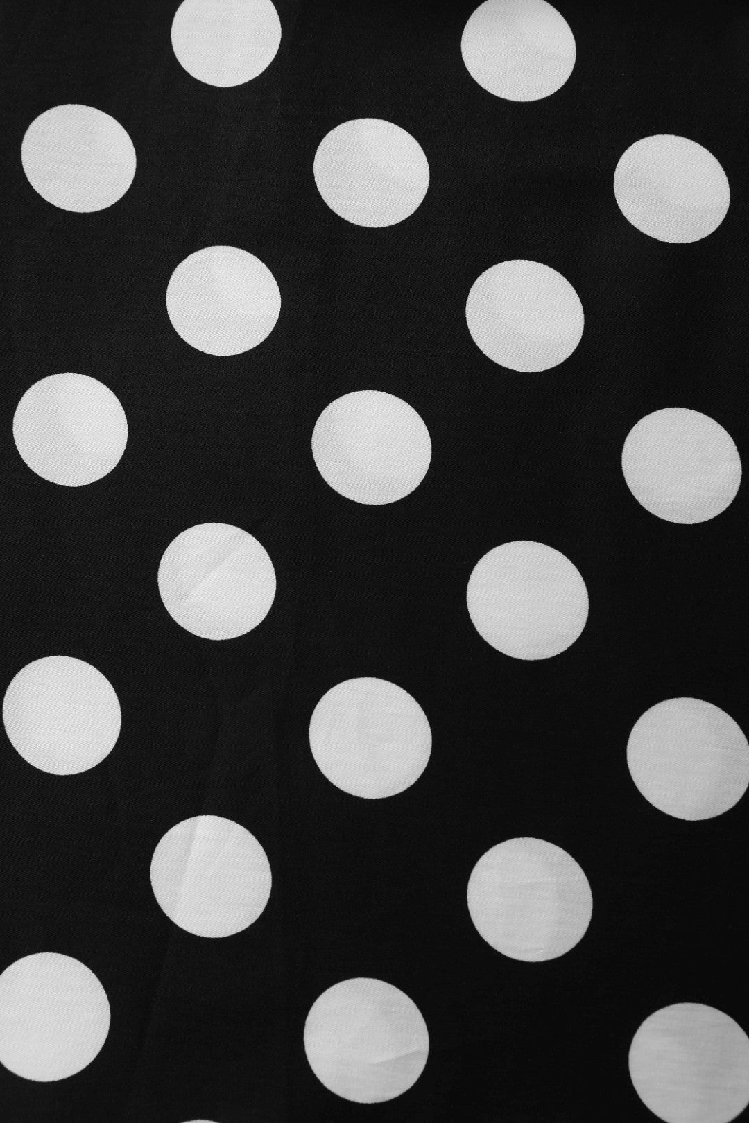 Helen Cotton Midi Dress In Black Spot Print