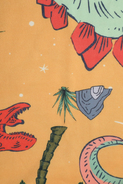 Amanda Dinosaur Extinction Asteroid Dress