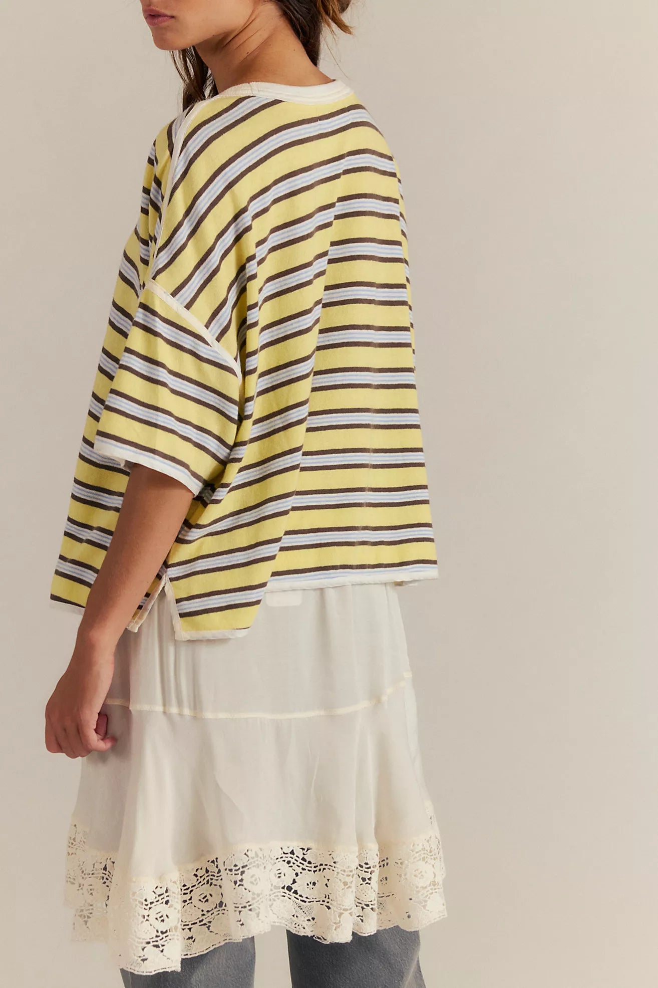 Free People We The Free Clean Rugby Tee