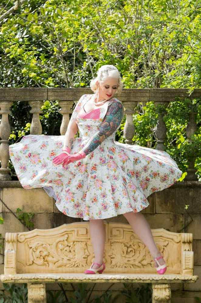 Grace English Garden Pleated Bust Dress