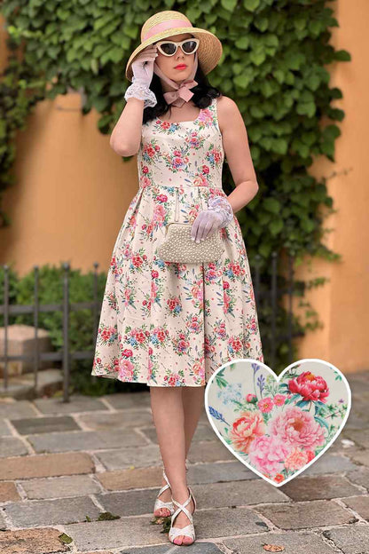 Amanda English Garden Swing Dress