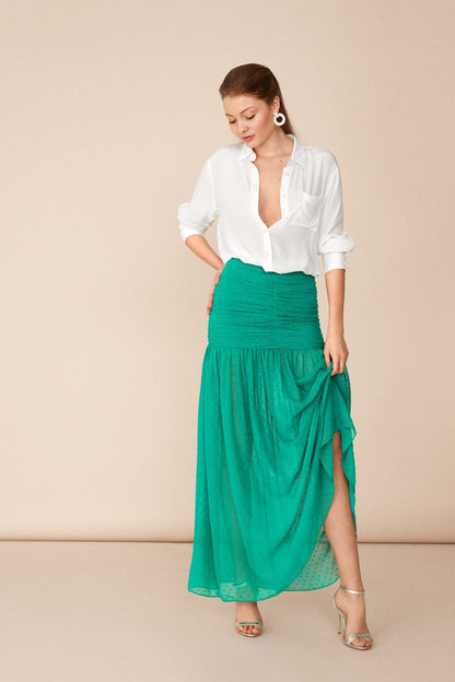 Falda Gina Verde · Rivera ·