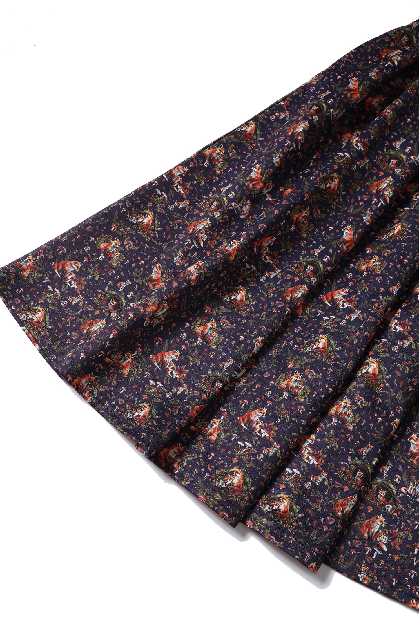 Amanda Purple Fox Den Swing Dress