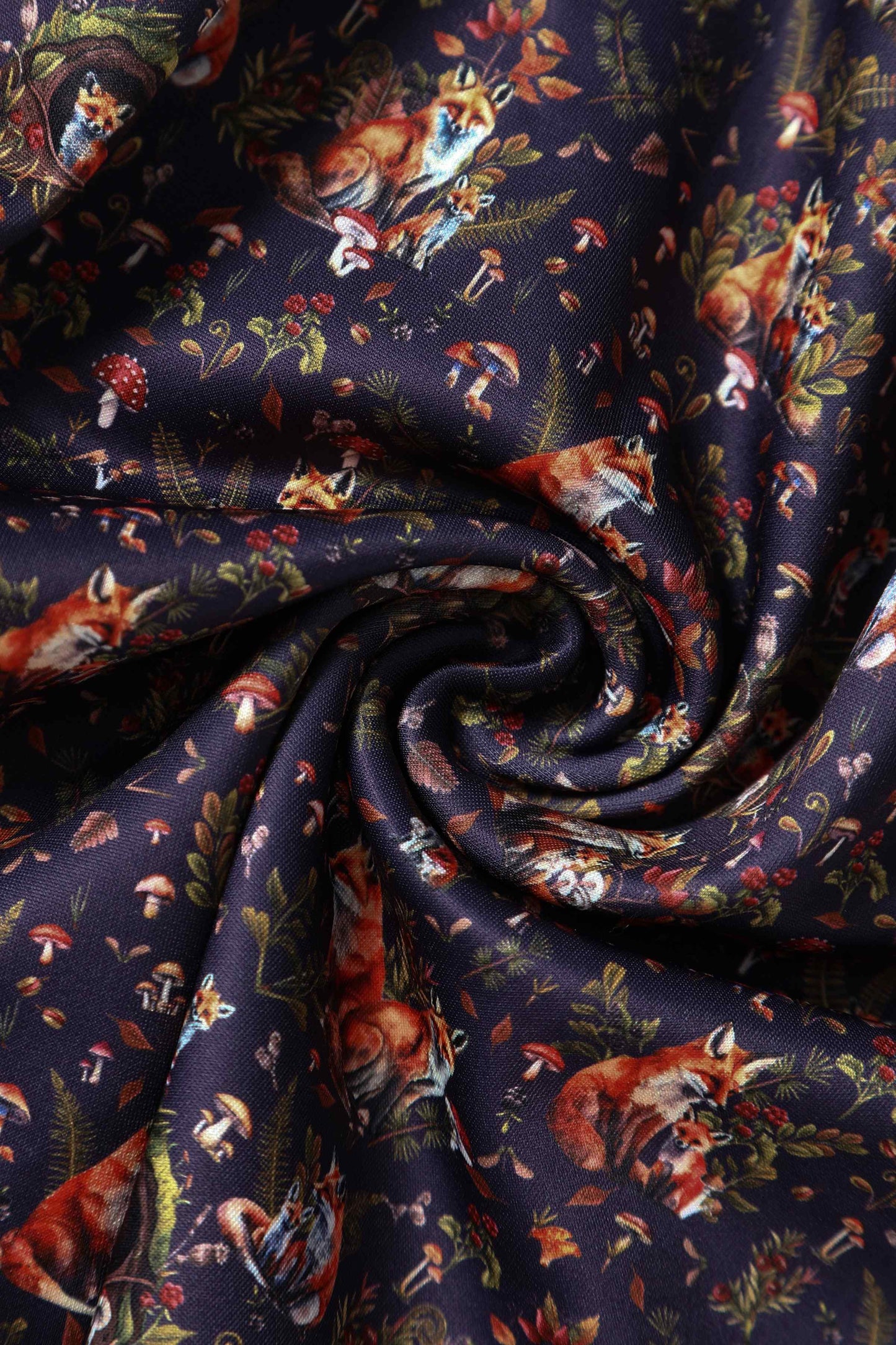 Amanda Purple Fox Den Swing Dress
