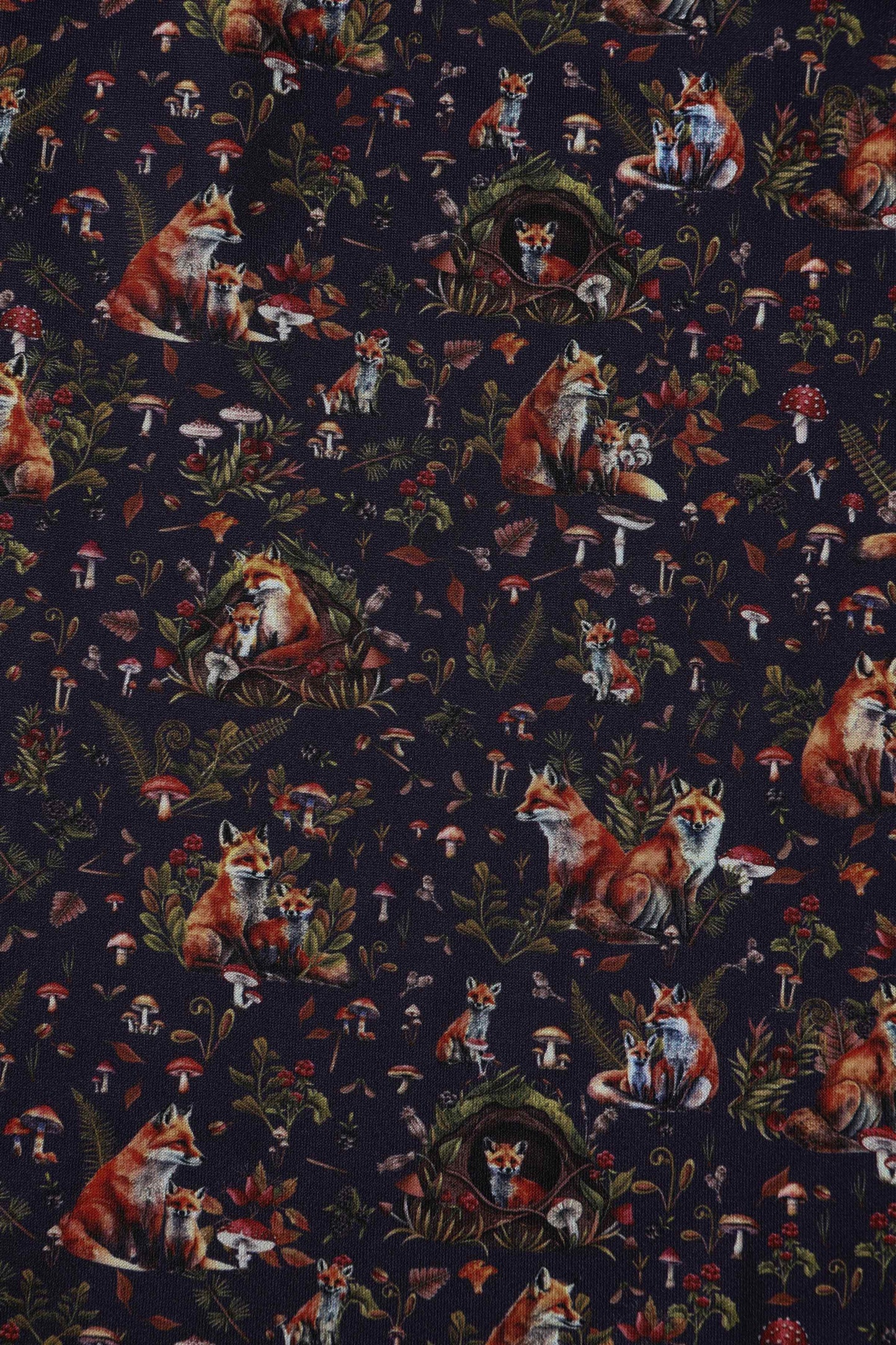 Amanda Purple Fox Den Swing Dress
