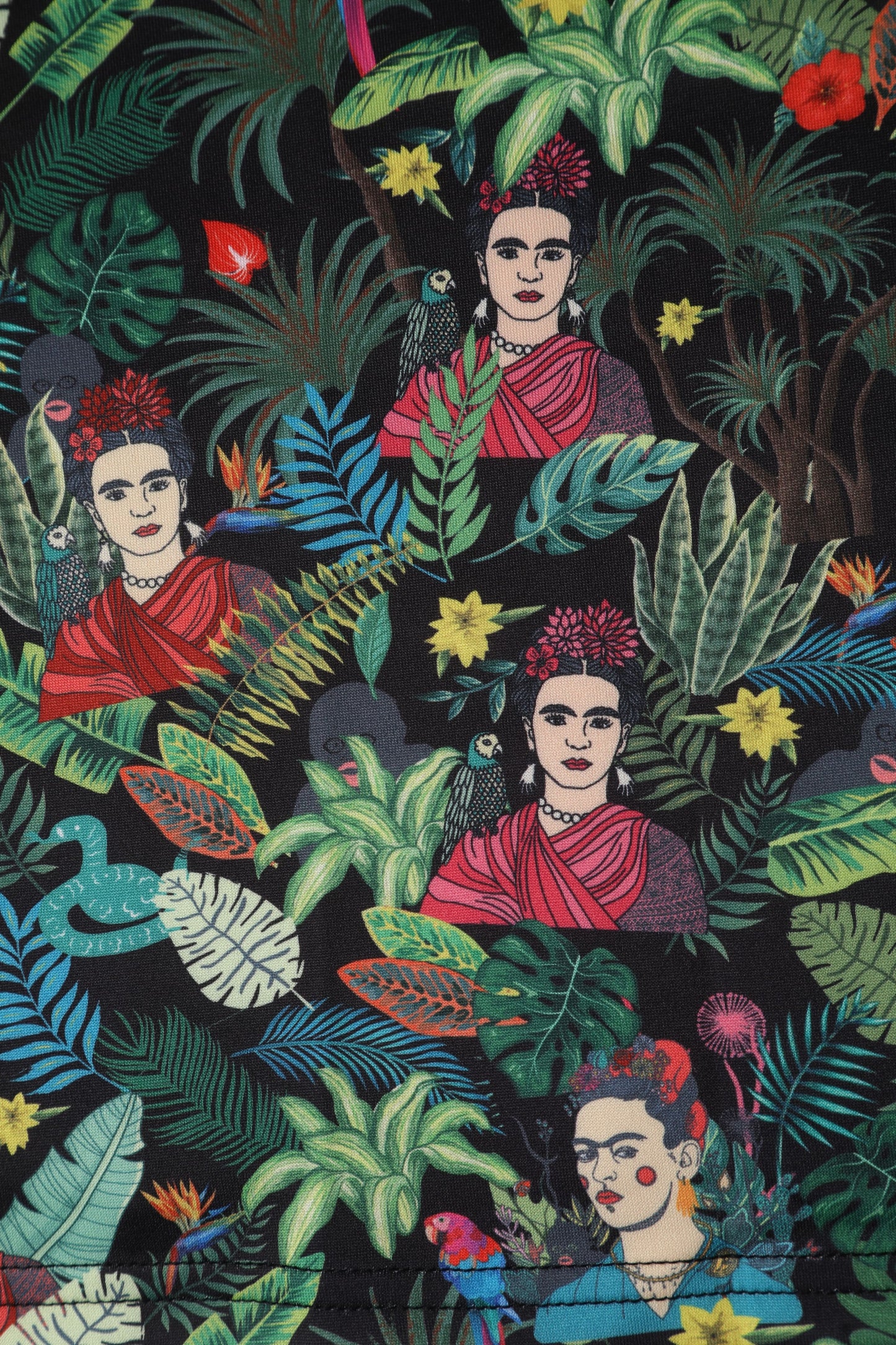 Lily Frida Kahlo Inspired Off Shoulder Dress