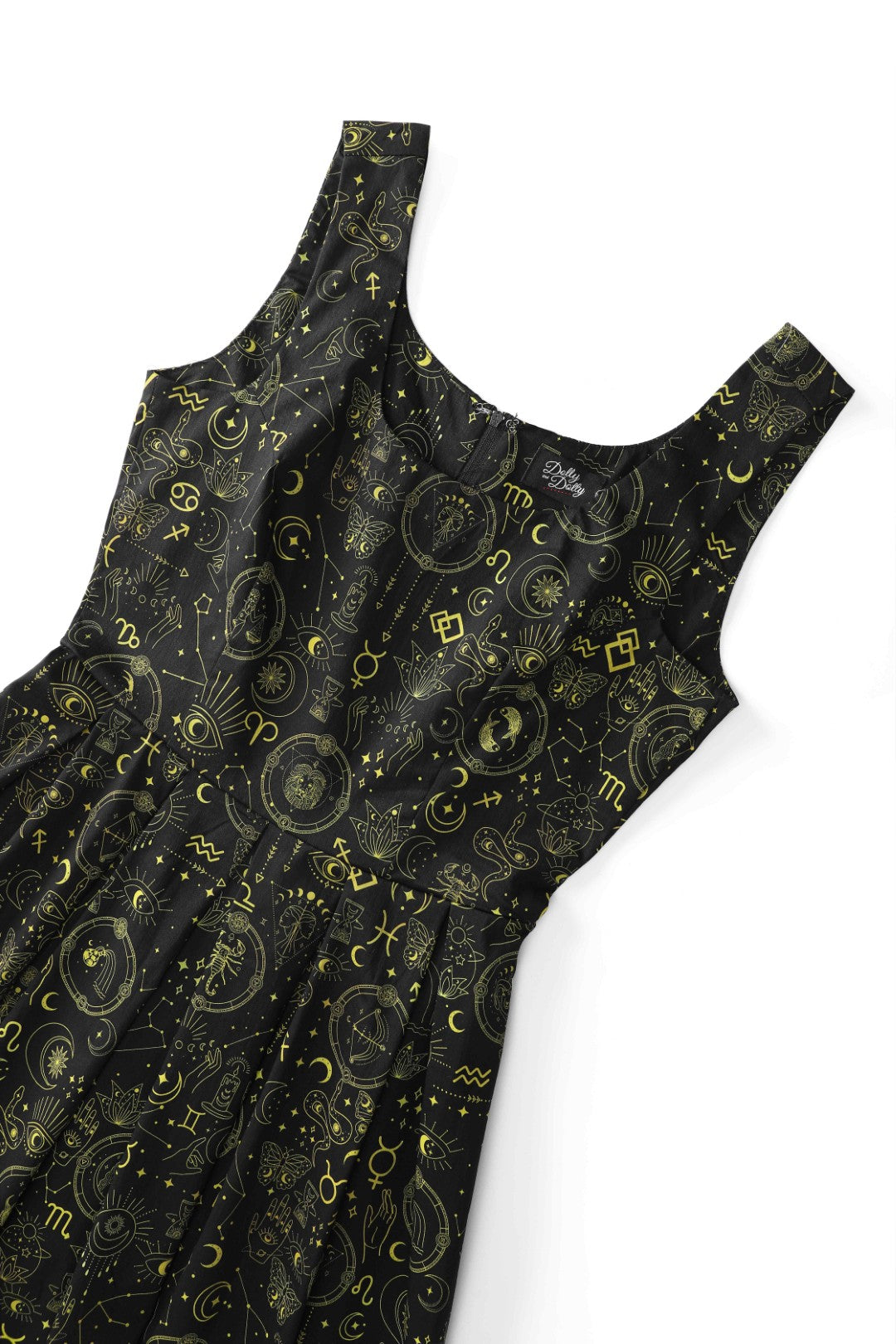 Amanda Gold Horoscope Swing Dress In Black
