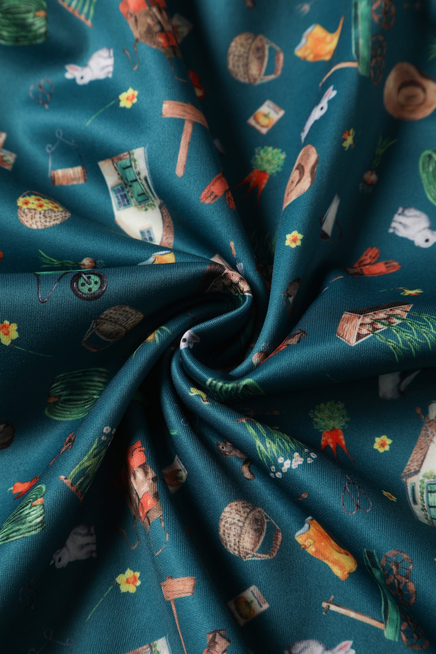 Amanda Green Gardening Print Swing Dress
