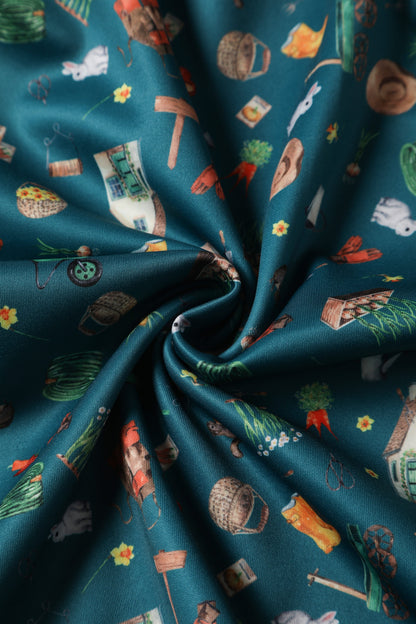 Amanda Green Gardening Print Swing Dress