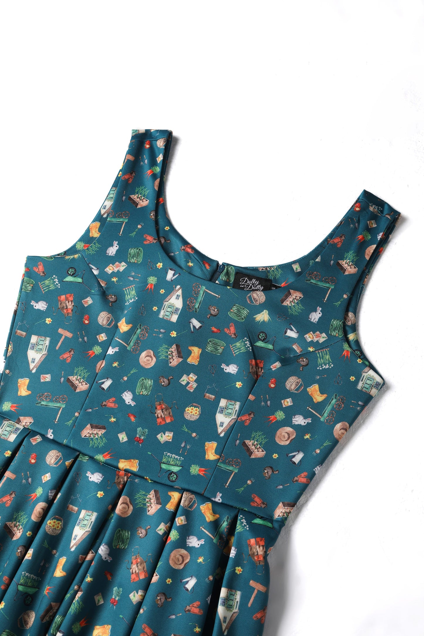 Amanda Green Gardening Print Swing Dress