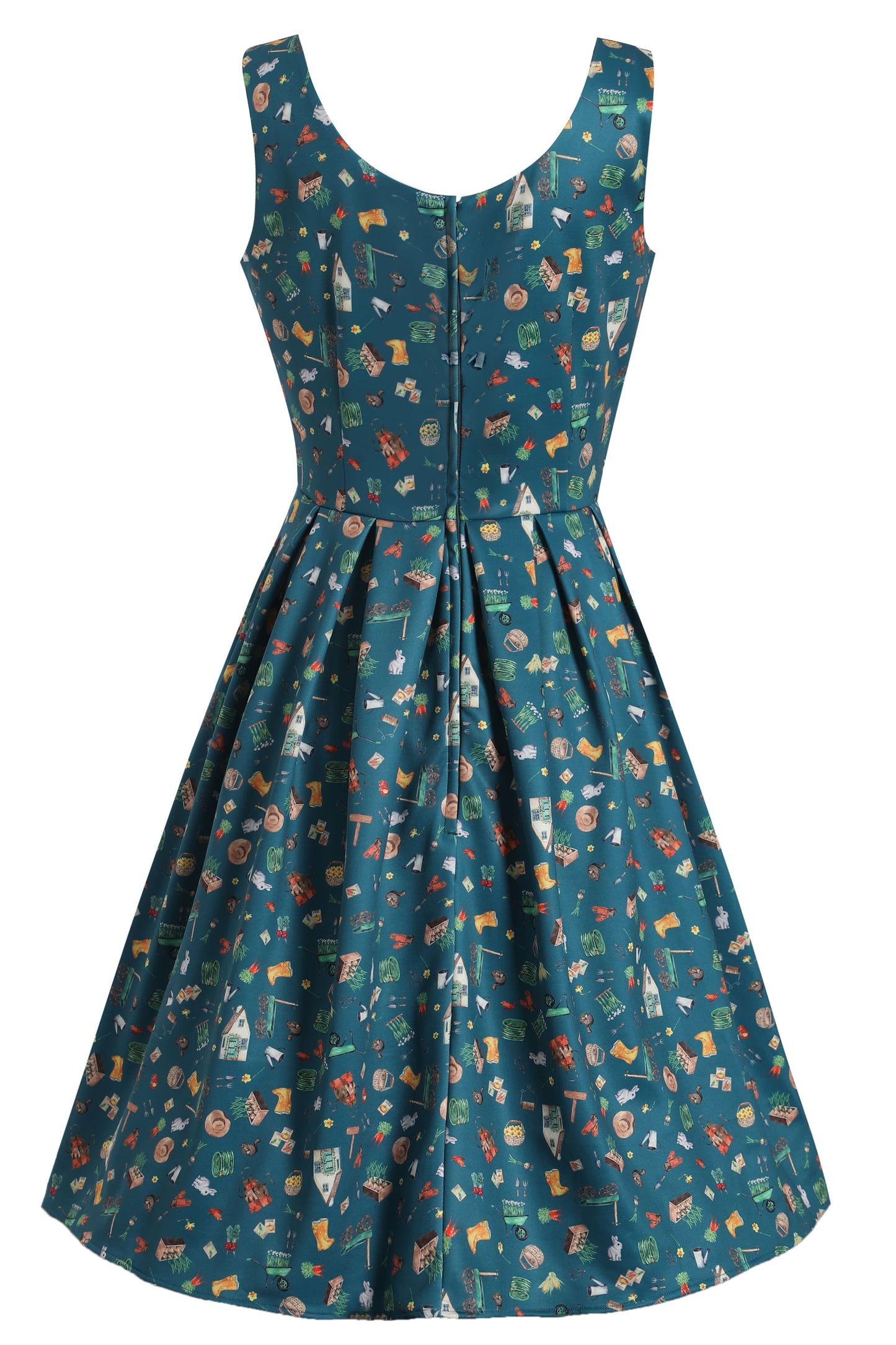 Amanda Green Gardening Print Swing Dress